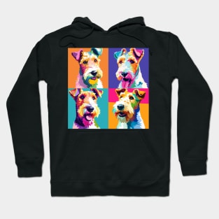 Wire Fox Terrier Pop Art - Dog Lover Gifts Hoodie